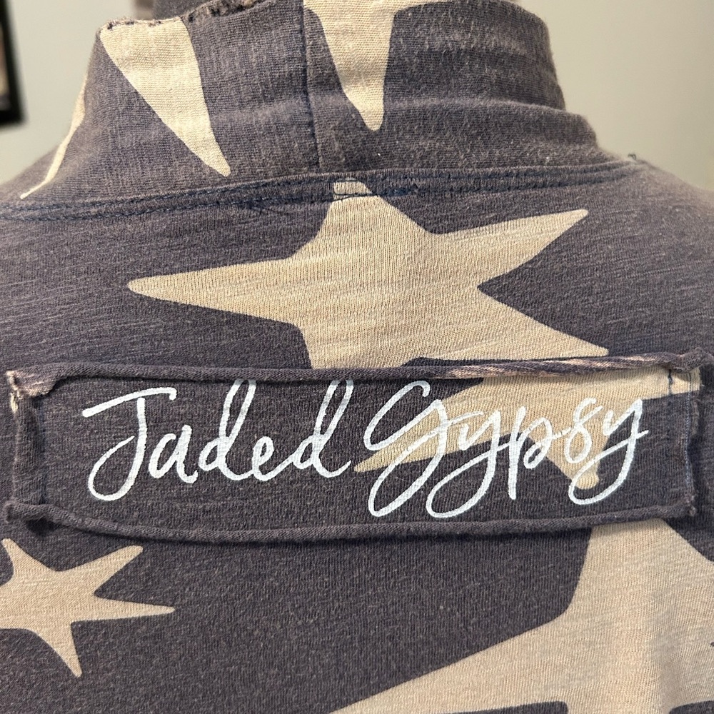 Jaded Gypsy Star Patterned duster.